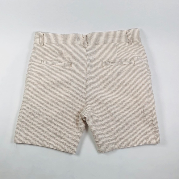 Le 31 Men's Seersucker Shorts, Ecru & White, Size 32 - Picture 3 of 3